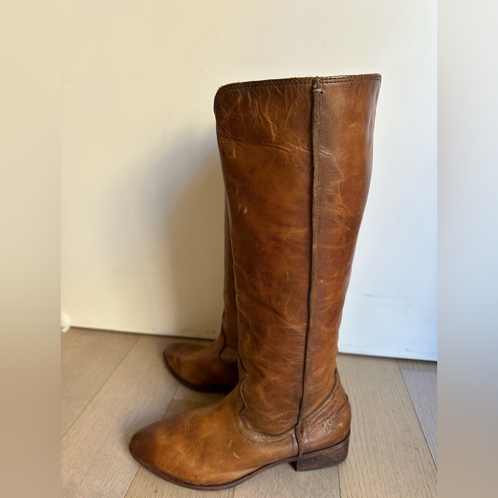 Frye Melissa Button 2 knee high riding boots size 10 - Picture 3 of 16